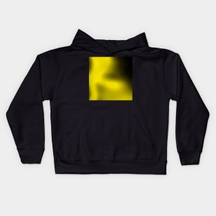 black and yellow Kids Hoodie